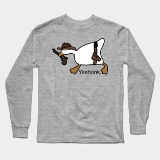 Cowboy goose Long Sleeve T-Shirt